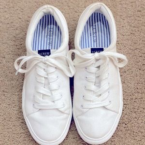 J. Crew White Sneakers size 7.5
